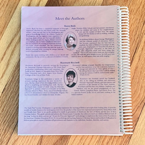 The Noah Plan Lessons Kindergarten The Principle Approach homeschool curriculum - Picture 2 of 6